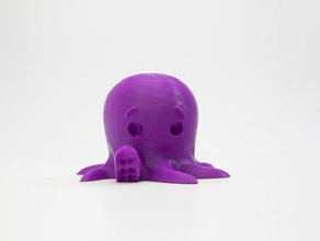 mignon poulpe dit bonjour animaux salut les pieuvres octoprint 3d print model - Mito3D
