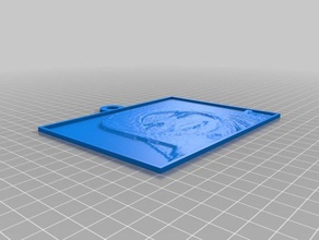 lithopane 2d art personalizzato 3d print model - Mito3D