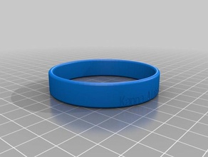 kappa alpha braclet bracelets customized 3d print model - Mito3D