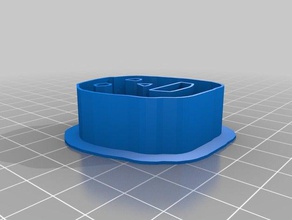 jon lockridge cookie-cutter Küche Essen angepasst 3d print model - Mito3D
