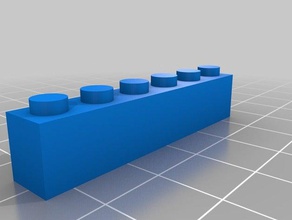 meine angepasste parametrische lego-Stein aigul baigazieva - Spielzeug Spiel Zubehör 3d print model - Mito3D