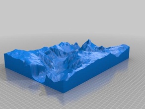 yosemite Vadisi spor açık havada 3d print model - Mito3D