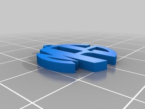 msr-Initialen Schmuck angepasst 3d print model - Mito3D
