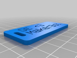 meine angepasste customizer-version des Gepäck-label Organisation 3d print model - Mito3D