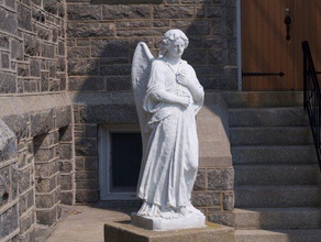 nossa senhora estrela do mar anjo 1 varreduras réplicas 123dcatch capturado igreja religiosa escultura 3d print model - Mito3D