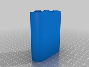 18650 bateria caso recipientes personalizado 3d print model - Mito3D
