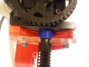 wallace extruder gap adapter 3d printer parts j-head nozzle reprap slot-mount 3d print model - Mito3D