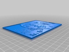 obama sample 2d art customized 3d print model - Mito3D
