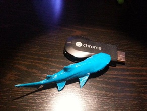 Krankenschwester-Hai-split die Hälfte leichter Druck Tiere 3d print model - Mito3D