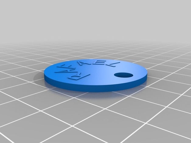 moeda rafael le monete distintivi personalizzato 3D print model - Mito3D