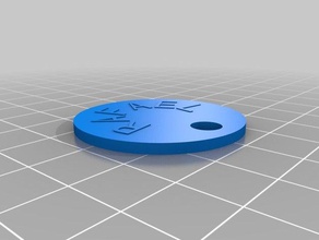 moeda rafael moedas emblemas personalizado 3d print model - Mito3D