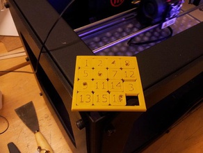 1-15 jeu imprimer place puzzles 3d print model - Mito3D