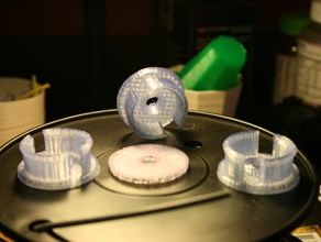 bobine de bagues 3d l'imprimante accessoires filament mont 3d print model - Mito3D