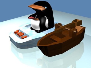 penguin jeu d'autres makeentry 3d print model - Mito3D