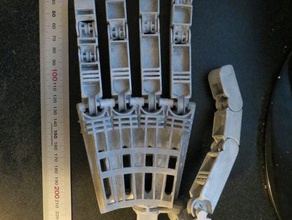 anthromod mk2 hand robotics functional shapeways 3d print model - Mito3D