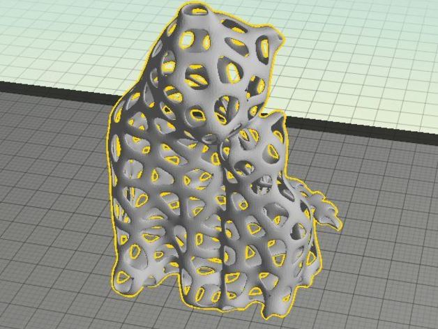 voronoi deney no7 sarılma kediler heykeller 3D print model - Mito3D