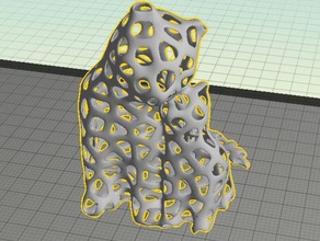 voronoi deney no7 sarılma kediler heykeller 3d print model - Mito3D