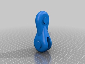 rigging toggle casting pattern other bronze fitting marine openscad 3d print model - Mito3D
