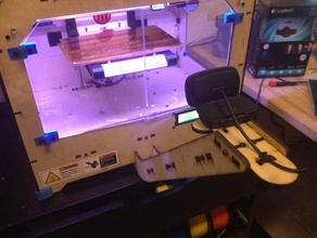 webcam holder replicator 3d printer accessories laser cutter 3d print model - Mito3D