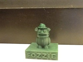fozzie bear sculture 3d print model - Mito3D