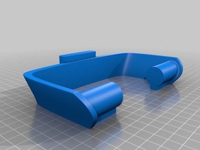 basic toilet roll holder bathroom paper 3d print model - Mito3D