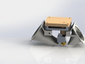 duplo ventoinha de 40 mm ultimaker original 3d a impressora partes 3d print model - Mito3D