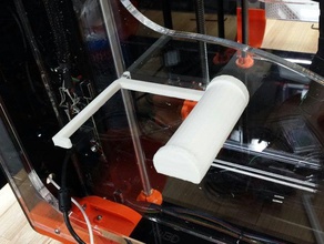 airwolf hd universal soporte de bobina 3d la impresora partes abs filamento pla 3d print model - Mito3D
