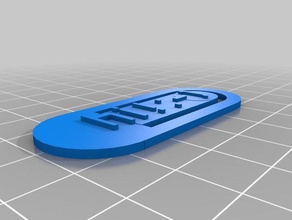 il mio personalizzata a forma di graffetta organizzazione 3d print model - Mito3D