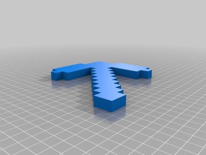 minecraft pickaxe other 3d print model - Mito3D