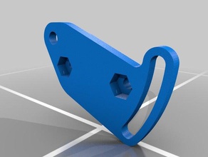 limit switch mounting plate robotics 3d print model - Mito3D