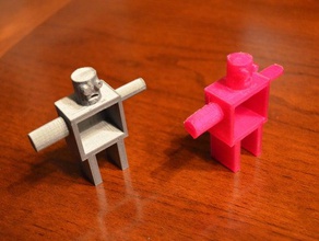 josiebot Modell Roboter rosa 3d print model - Mito3D