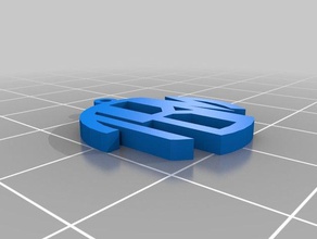 tasos monogram pendant gioielli personalizzato 3d print model - Mito3D