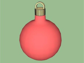 christmas bulb other 3d print model - Mito3D