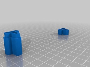 özelleştirilmiş t-şekilli kutu kaplar 3d print model - Mito3D