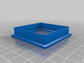 my customized square cookie cutter kitchen dining 3d print model - Mito3D