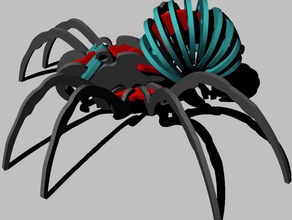 radiactivos de spiderman spidersaur los animales 3d print model - Mito3D