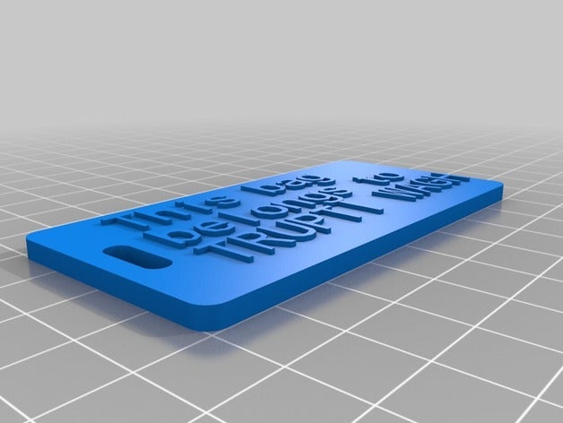trupti novo embos lug marca organização personalizado 3D print model - Mito3D
