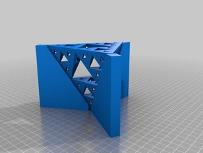 benim sierpinski tetrix özelleştirilmiş matematik sanat 3d print model - Mito3D