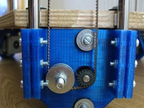 modified motor end printer rostock 3d parts 3d print model - Mito3D