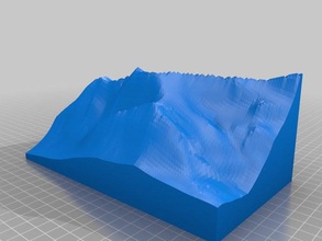 monte pilatus otros alpes dem dhm geografía mapa de altura paisaje la montaña suiza terreno modelo topografía 3d print model - Mito3D