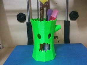 pencil vase office 3d print model - Mito3D