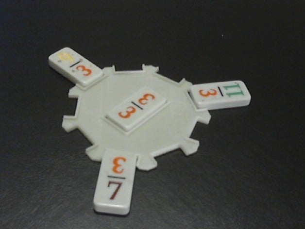 parametrik Meksika tren istasyonu oyunlar Domino dominos 3D print model - Mito3D