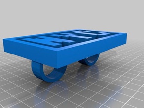 nyc Wort ring Ringe kundengebundene 3d print model - Mito3D