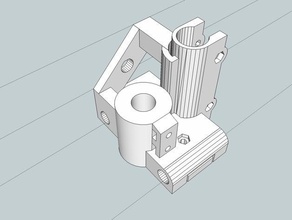 rav prusa mendel x extremidades cilíndricas 10x2 trapezoidal derlin porca Impressora 3d de peças termina eixo z 3d print model - Mito3D