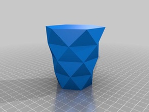 twisted sechseckigen vase Container kundengebundene 3d print model - Mito3D