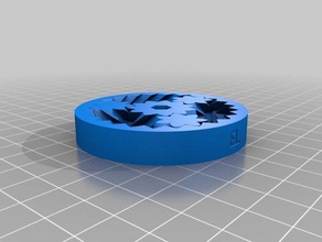 il mio personalizzato cuscinetto ingranaggio 3 pianeti tol 02 parti su misura 3d print model - Mito3D