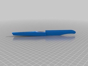 simple kitchen kinfe dining cutter kive knife 3d print model - Mito3D