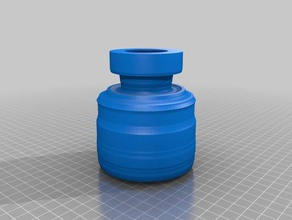 garrafa vaso stl recipientes personalizado decoração vasos 3d print model - Mito3D