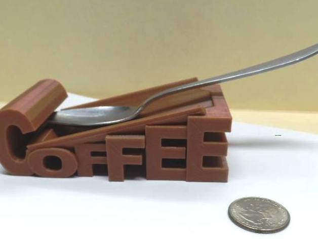 cucharilla de café descanso cocina comedor countertopchallenge 3D print model - Mito3D