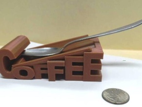 kahve kaşığı dinlenme mutfak yemek countertopchallenge 3d print model - Mito3D